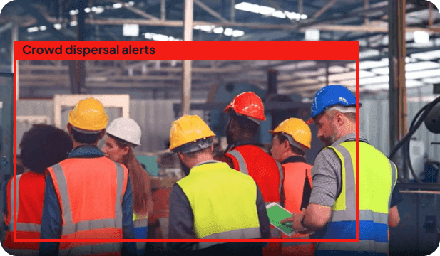 Crowd dispersal alerts