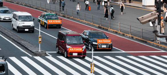 Vehicle detection with ANPR