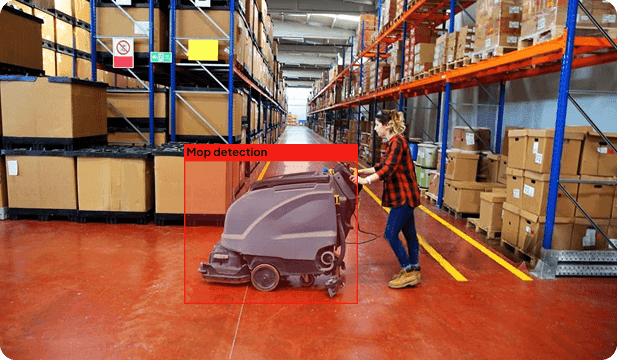 Broom and mop detection