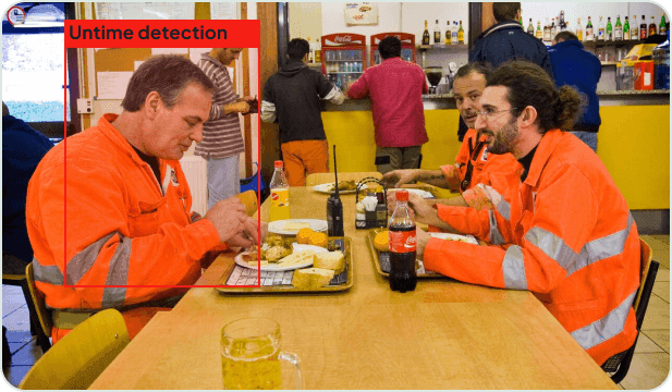 Canteen untime Detection