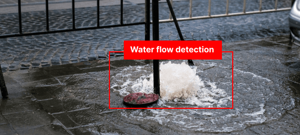 Water flow detection