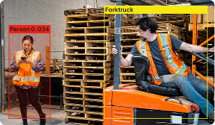 Forklift/path safety alerts